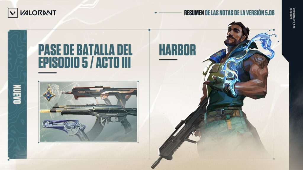 Detalles de la versión 5.08 de VALORANT 3 Patch Notes Highlights 5 08 LA