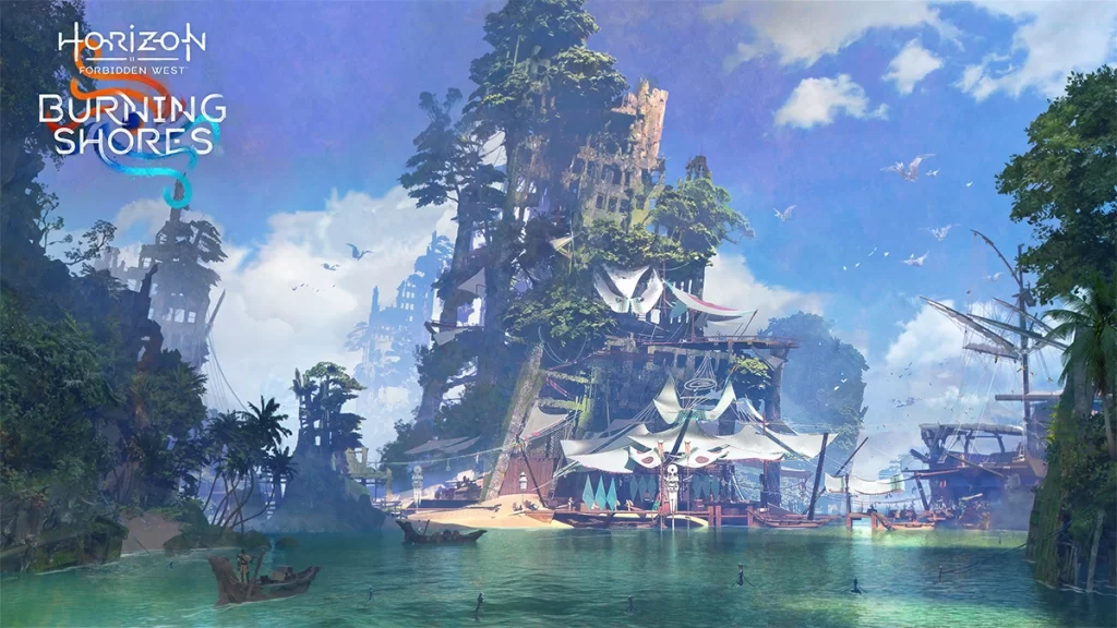Conoce a los Quen de Horizon Forbidden West: Burning Shores 3 horizon forbidden west playstation comicgeek